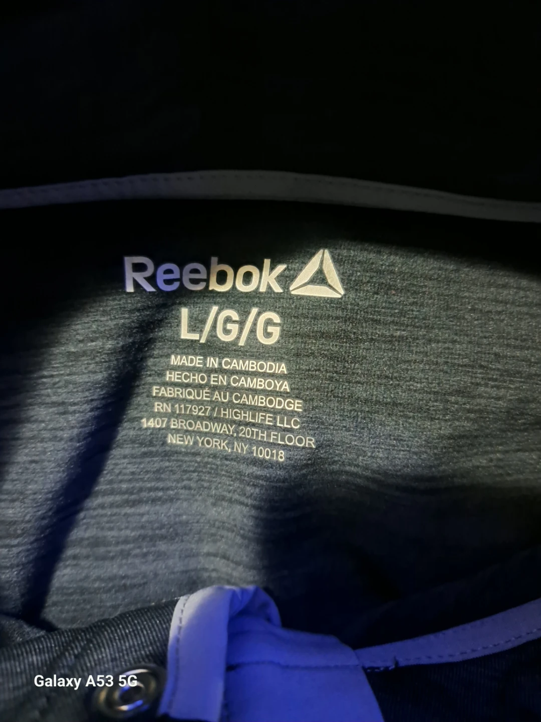 Reebok Men's Long Sleeve Snap Collar Shirt - Size L/G - photo 5