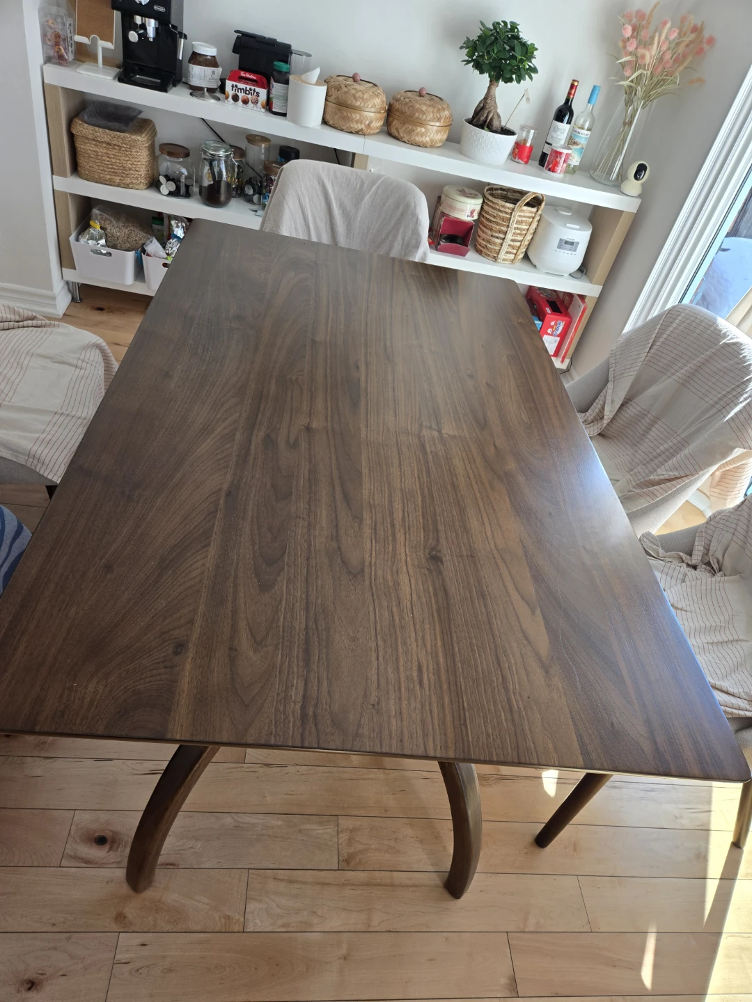 Dark Wood Dining Table 3x5 ft - photo 2