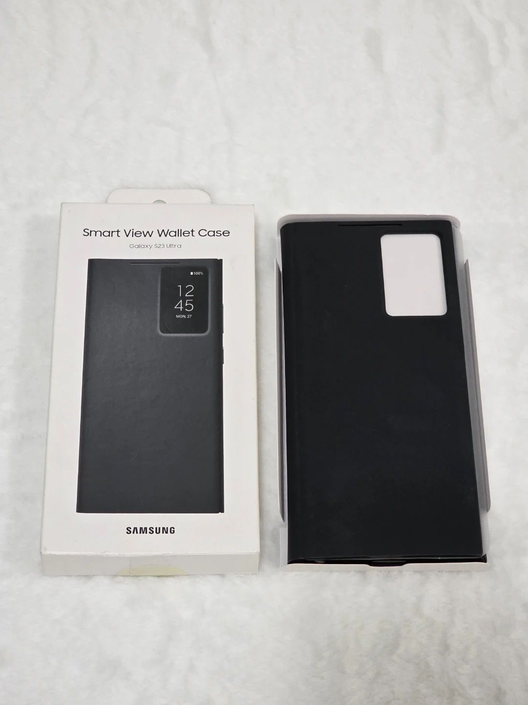 Samsung Galaxy S23 Ultra Smart View Wallet Case, VL & Charger