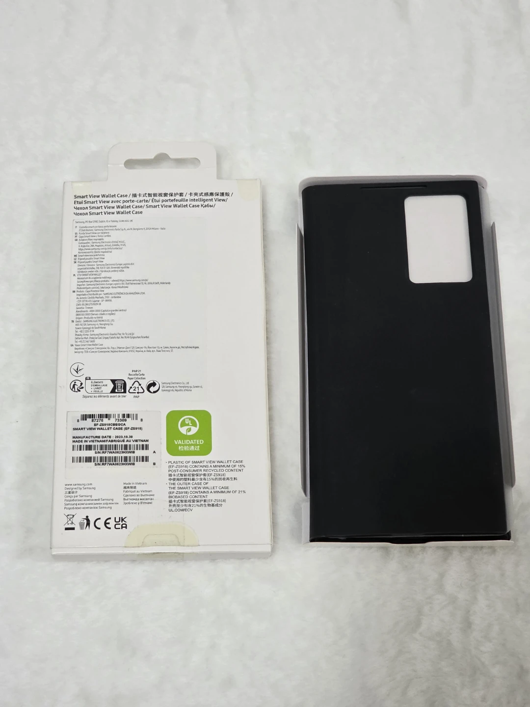 Samsung Galaxy S23 Ultra Smart View Wallet Case, VL & Charger - photo 3