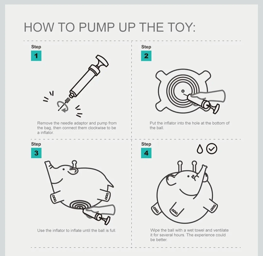 ROBUD Bouncy pig 🐖 Hopper, Bouncy Animals Toy Gift for Toddl... - photo 4