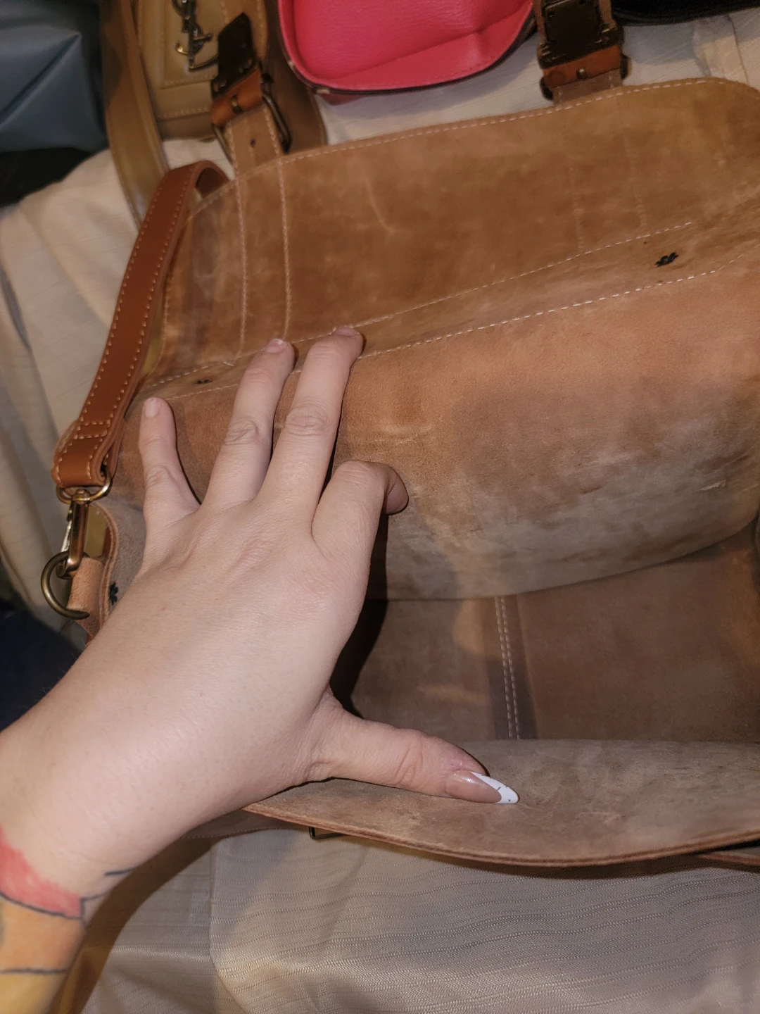 Brown Leather Satchel Bag - photo 3
