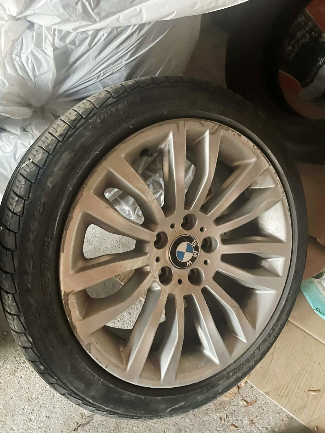 🤩  4 BMW 18" Alloy Wheel with Pirelli Cinturato Tires - photo 5