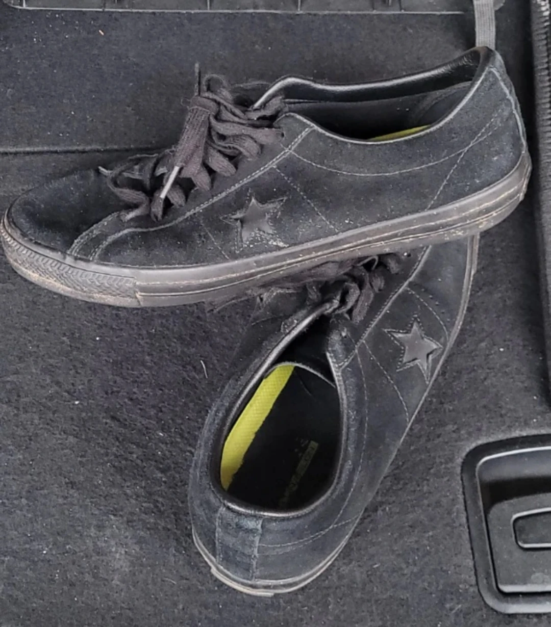 Converse One Star Black Suede Skate Shoes - photo 2