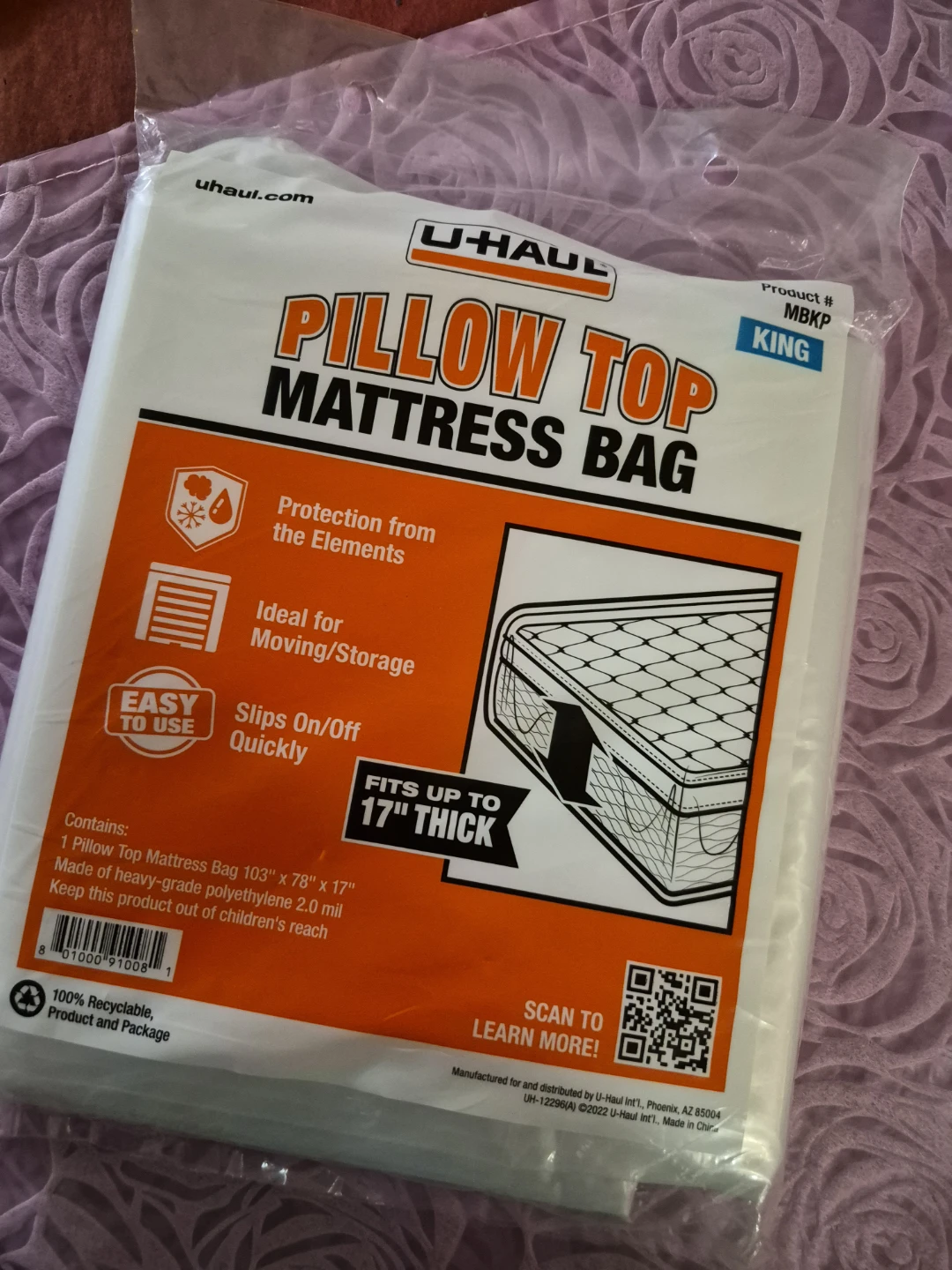U-Haul Pillow Top Mattress Bag - photo 2