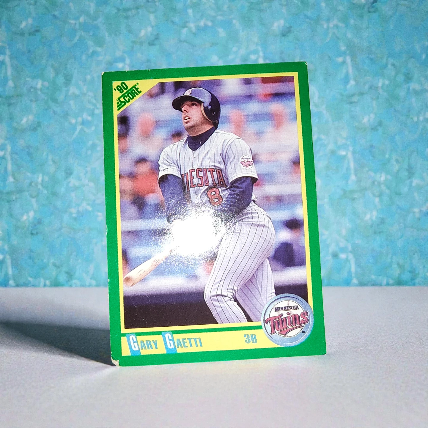 1990 Score Baseball Cards: Gary Gaetti & Clint Davis - photo 2