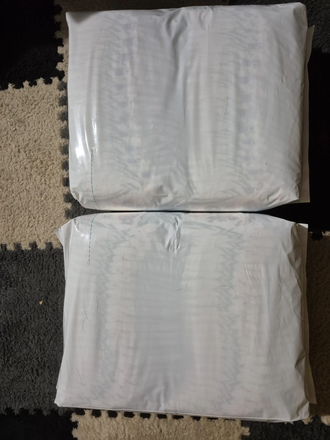 Two sealed packages