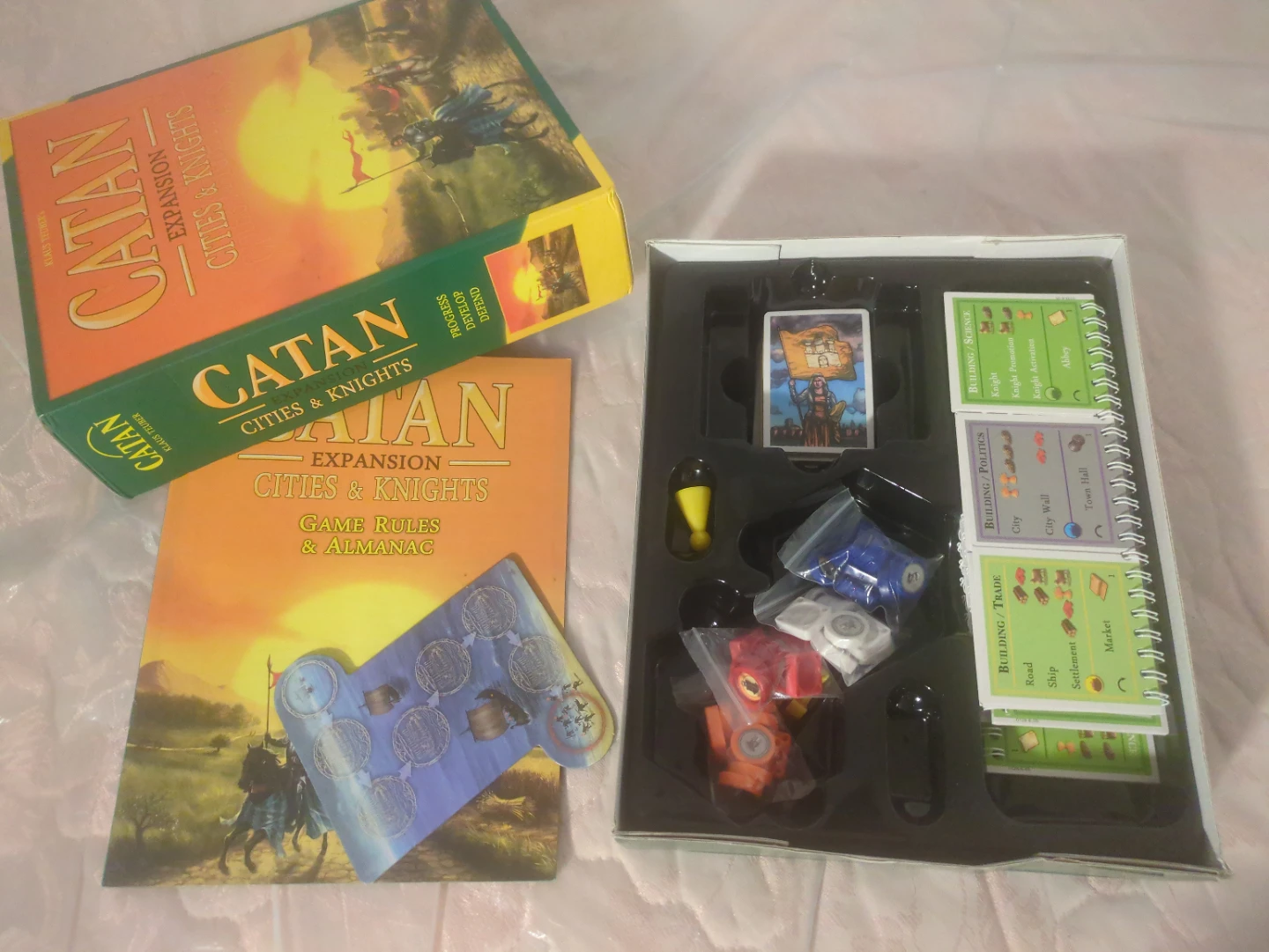 Catan Cities & Knights Expansion Board Game Only