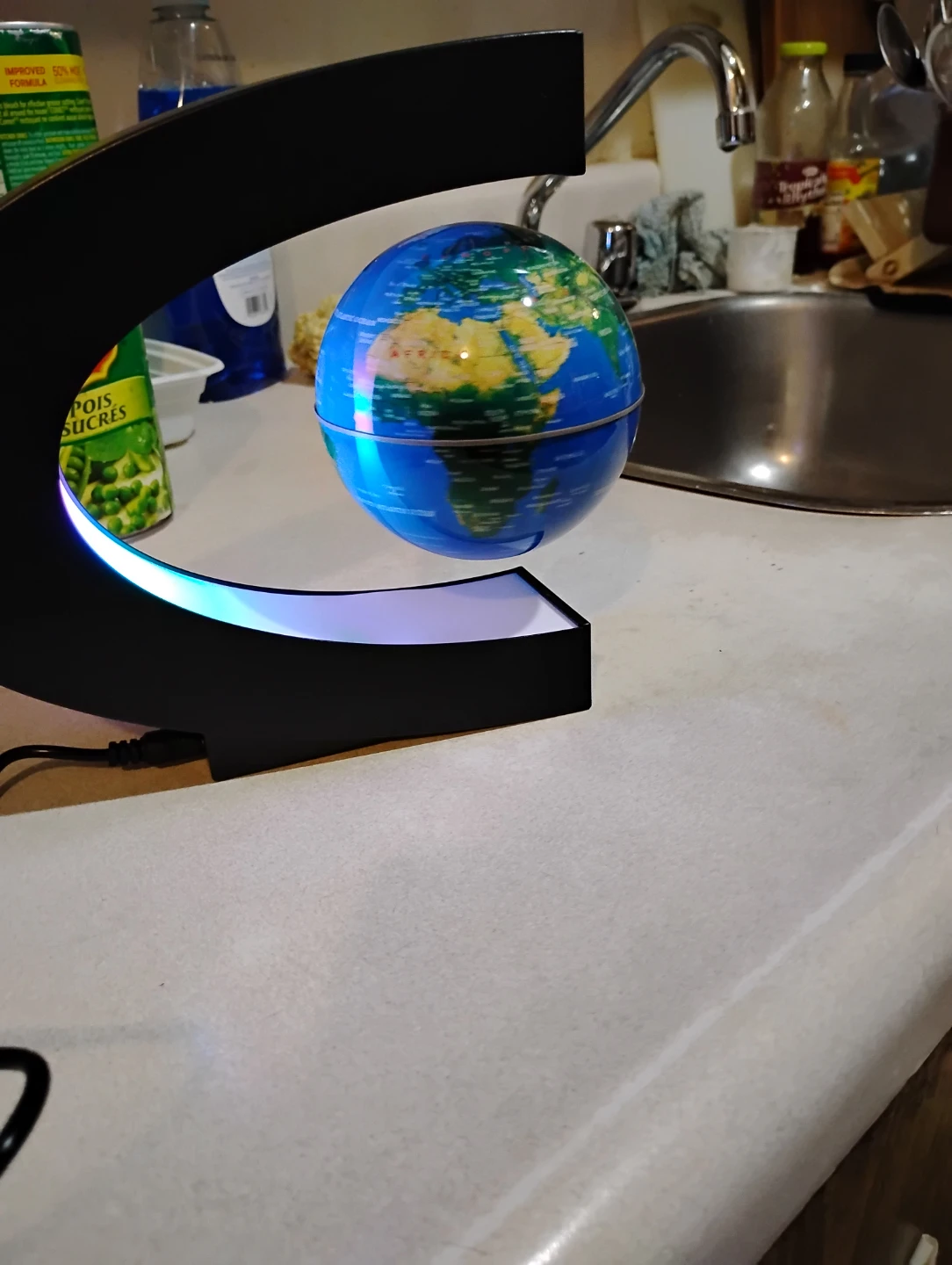 Levitating Globe Desk Ornament - photo 4