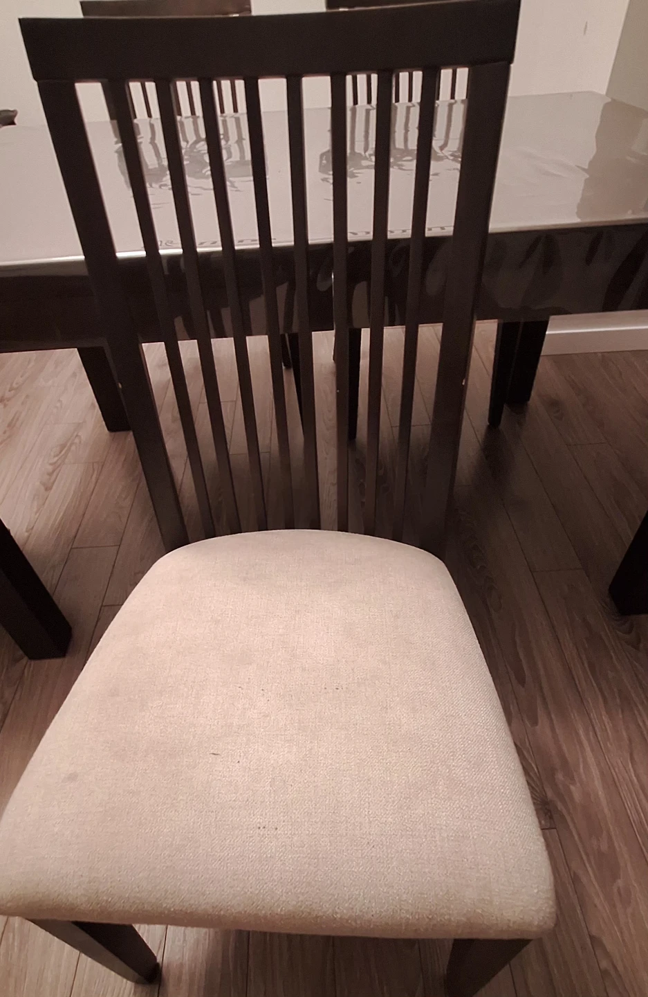 Brown Dining Table with 6 Chairs - photo 3