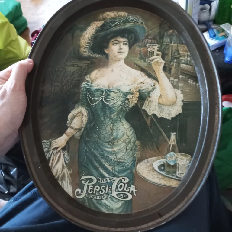 Vintage Pepsi-Cola Advertising Tray
