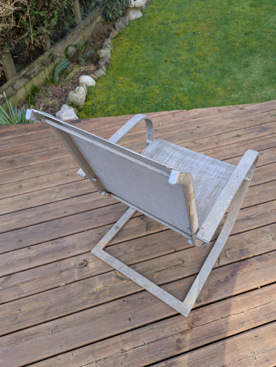 Grey Sling Patio Chair - photo 5