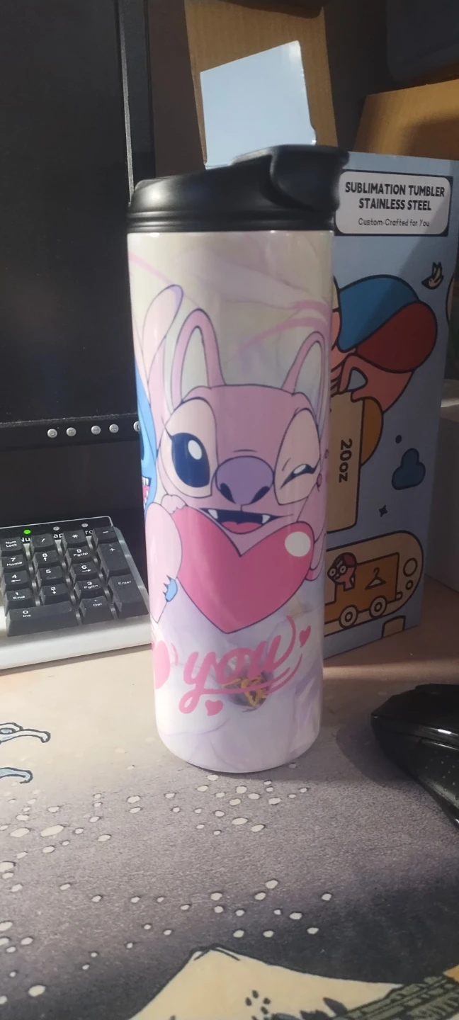 20oz Stitch & Angel Tumbler🏆🏆🏆🏆🏆