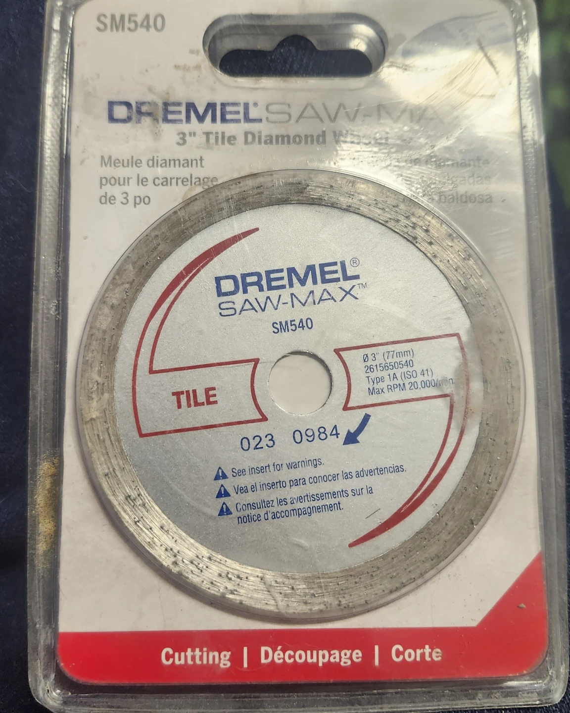 Dremel Saw-Max SM540 3" Tile Diamond Wheel