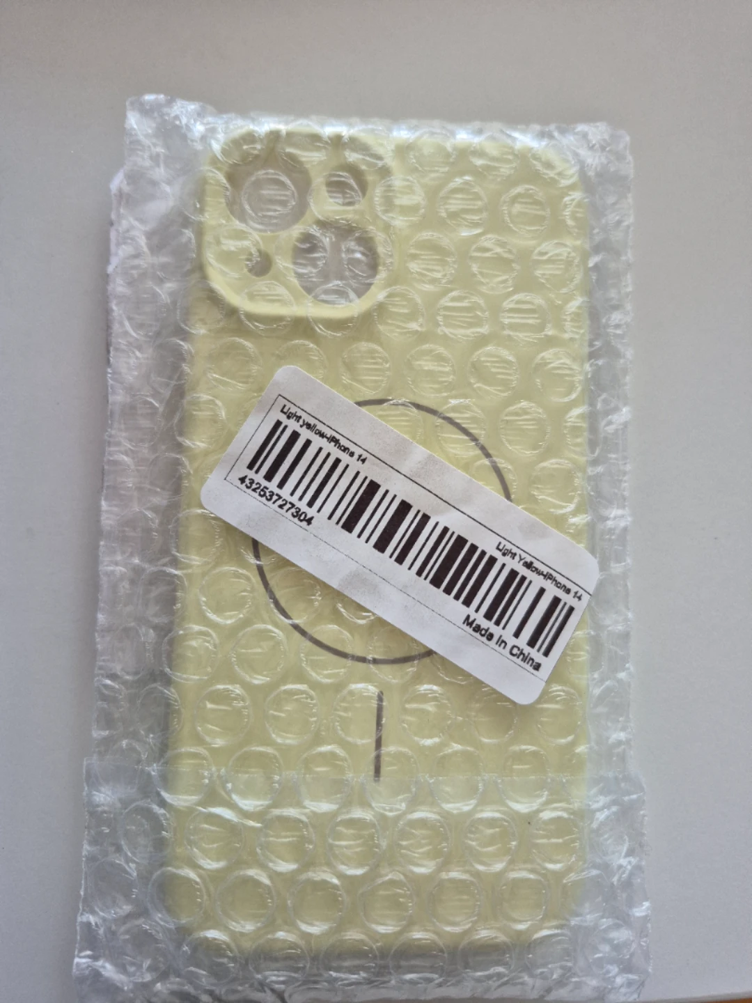 FREE Unopened Light Yellow iPhone 14 Case