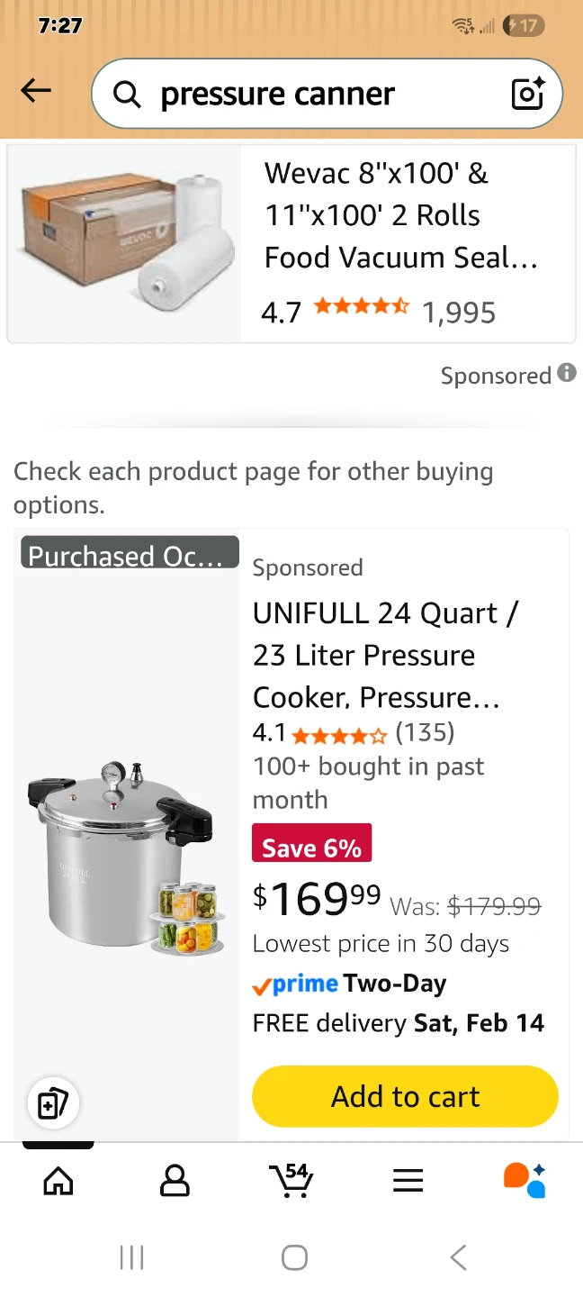 UNIFULL 24 Quart / 23 Liter Pressure Cooker - photo 3