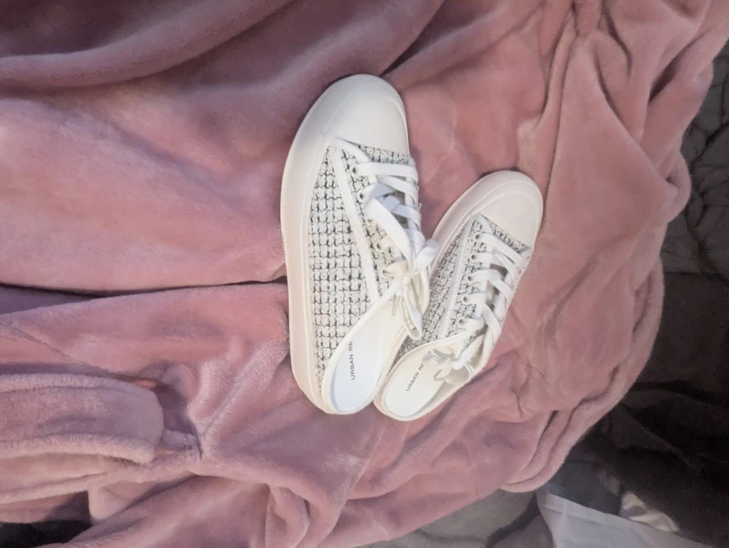 Urban Revivo White Mule Sneakers Size 8 - photo 2