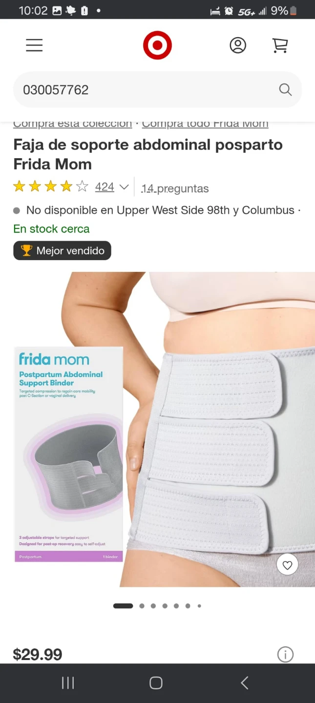 Frida Mom Postpartum Abdominal Support Binder