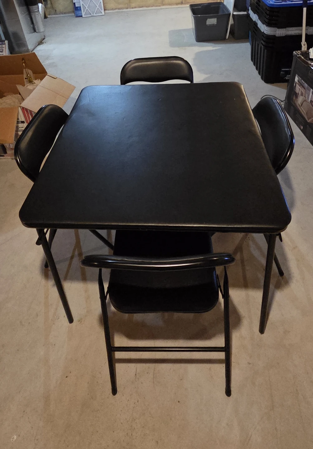 Folding Table with 4 Chairs