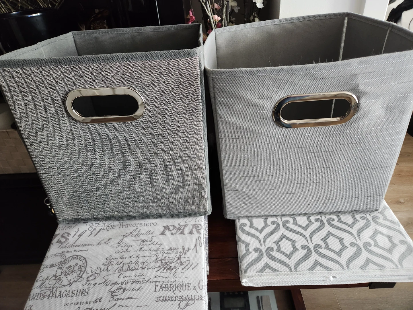 Collapsible Fabric Totes with Handles