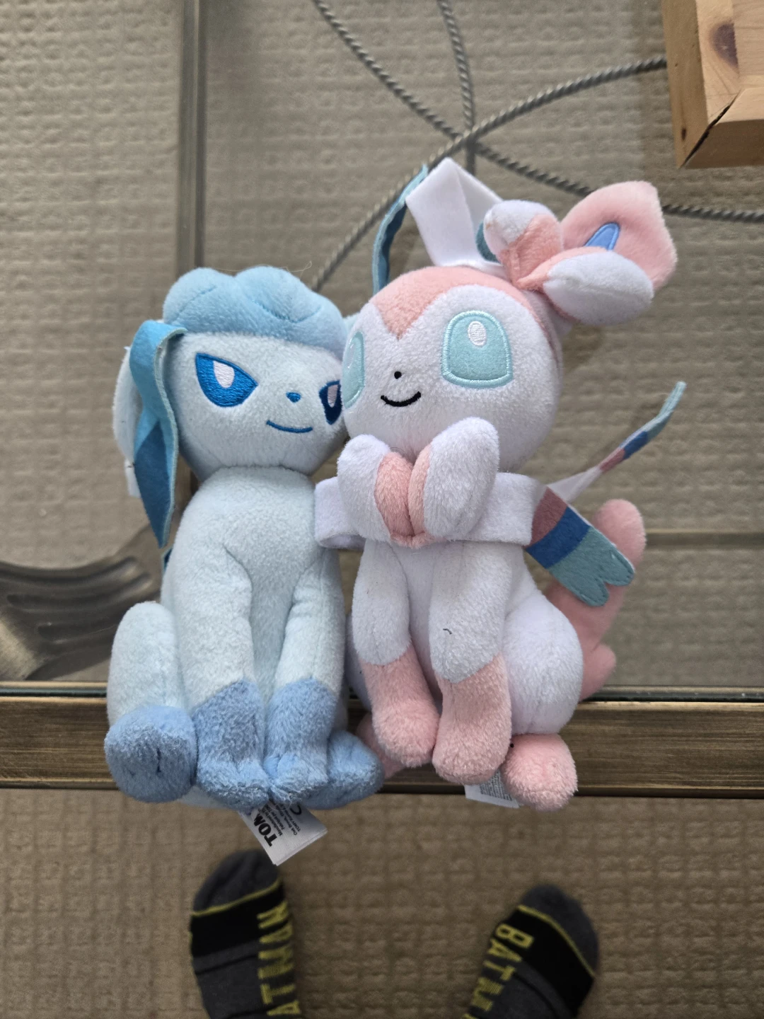Pokémon Glaceon and Sylveon Plushies