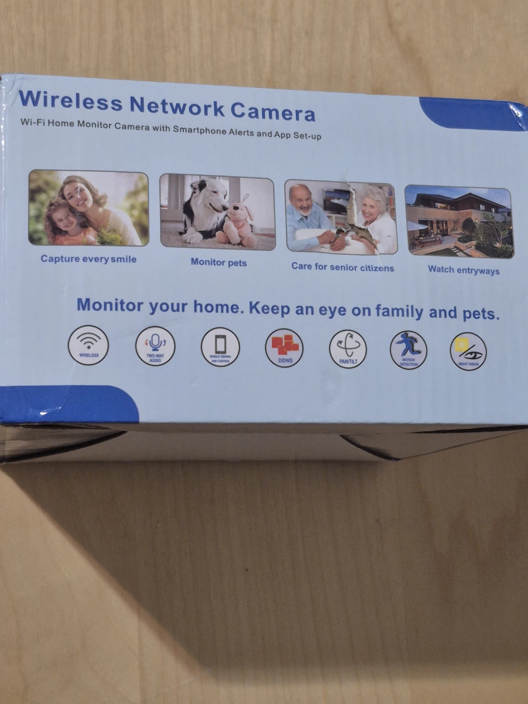 BNIB)Wireless Network Camera - Wi-Fi Home Monitor