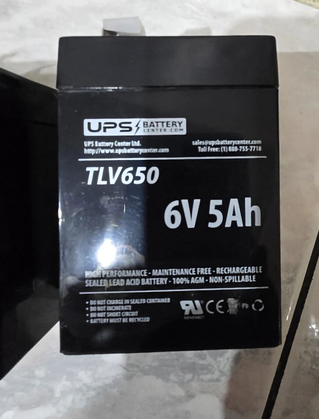 4 x 6V 4.5Ah Rechargeable Lead-Acid Batteries - photo 3