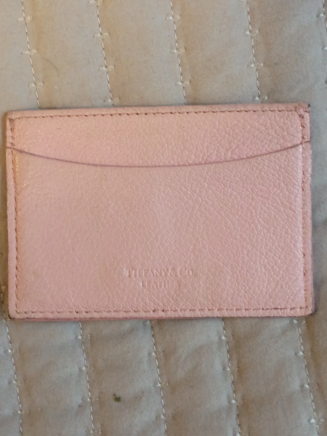 Tiffany & Co. Pink Leather Card Holder - photo 2