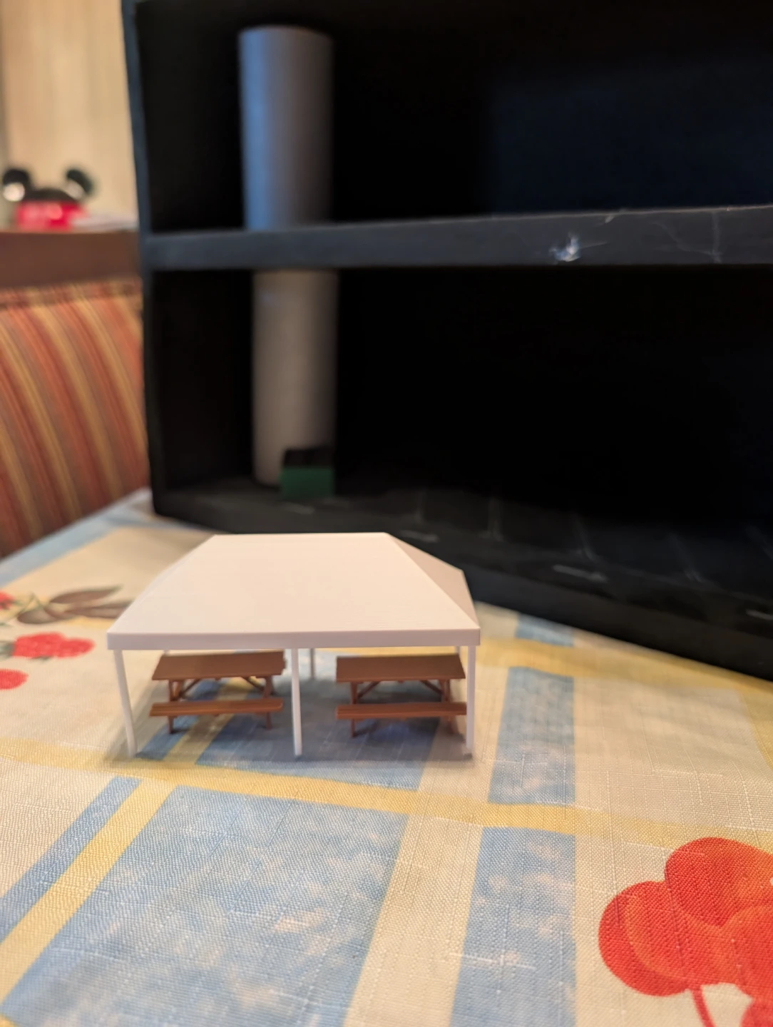 Toy Parking Garage with Miniature Cars and Picnic Set - photo 2