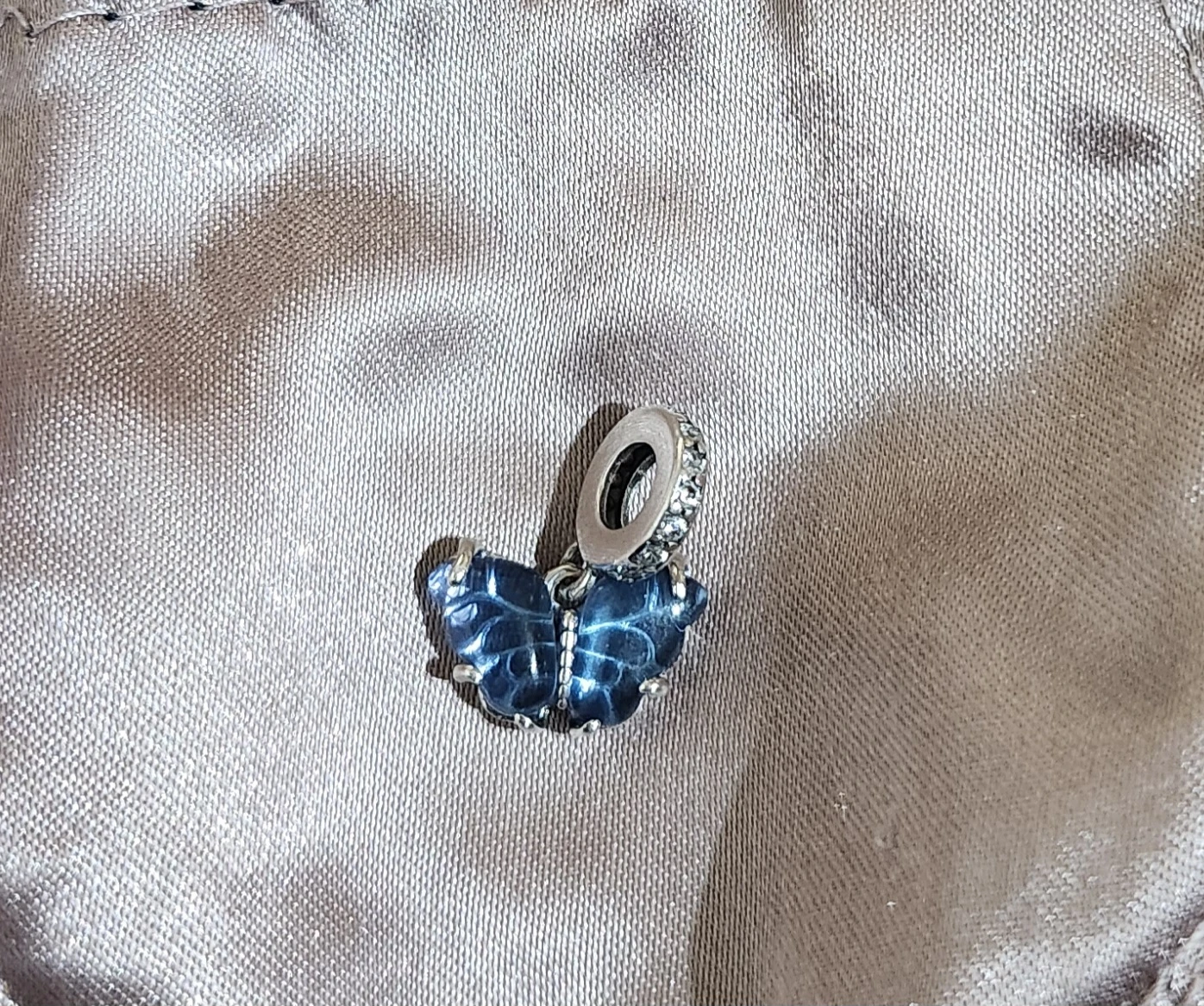 Blue Butterfly Charm