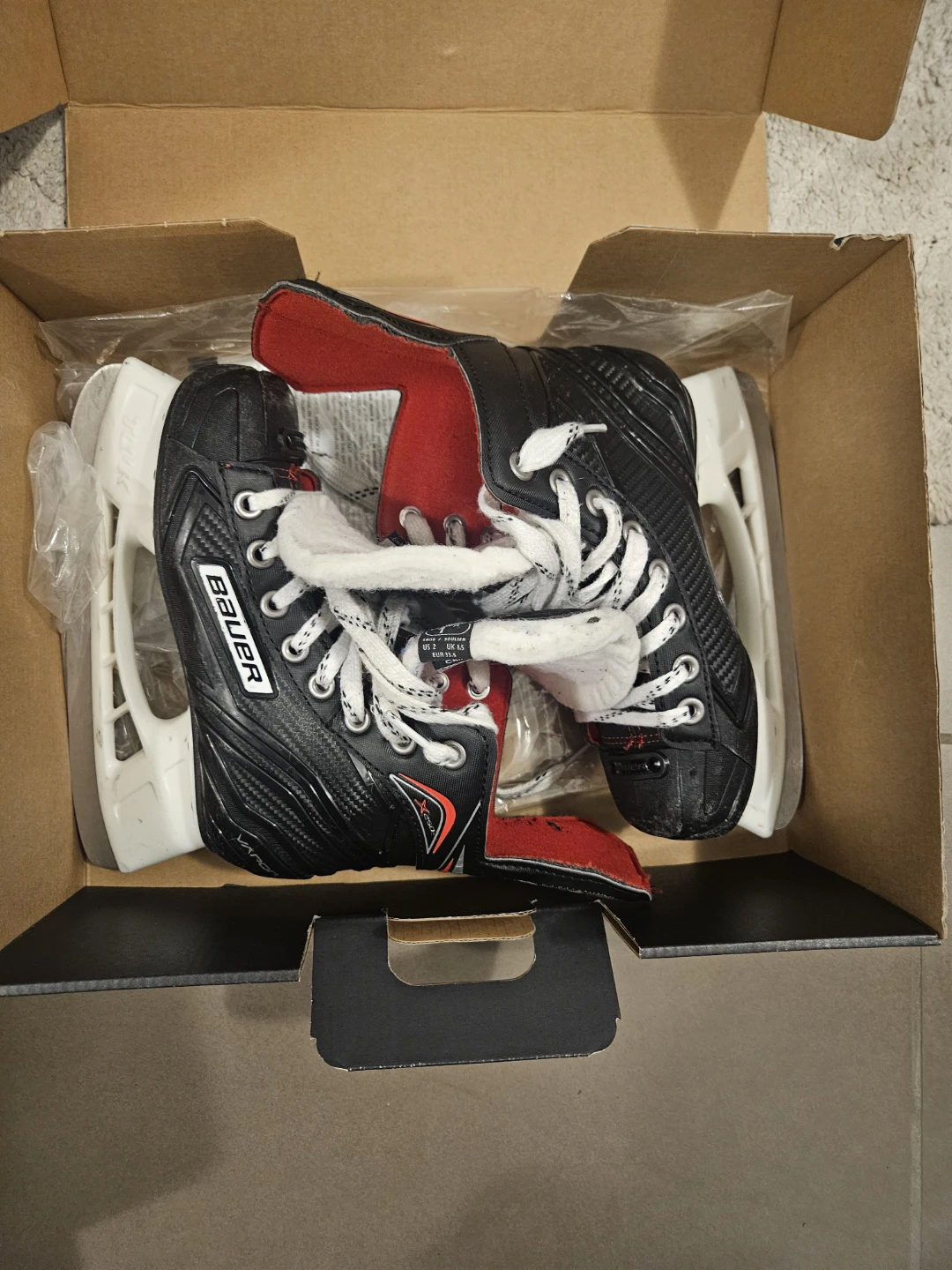 Bauer Ice Skates Size 1R