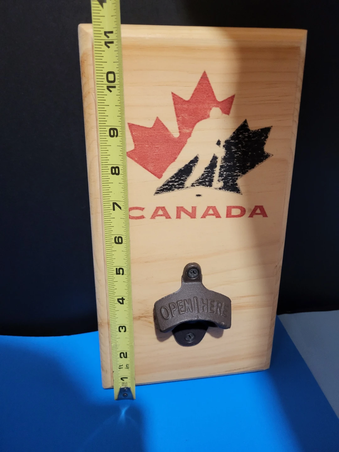 Canadian Hockey Wall Mount Bottle Opener - photo 3