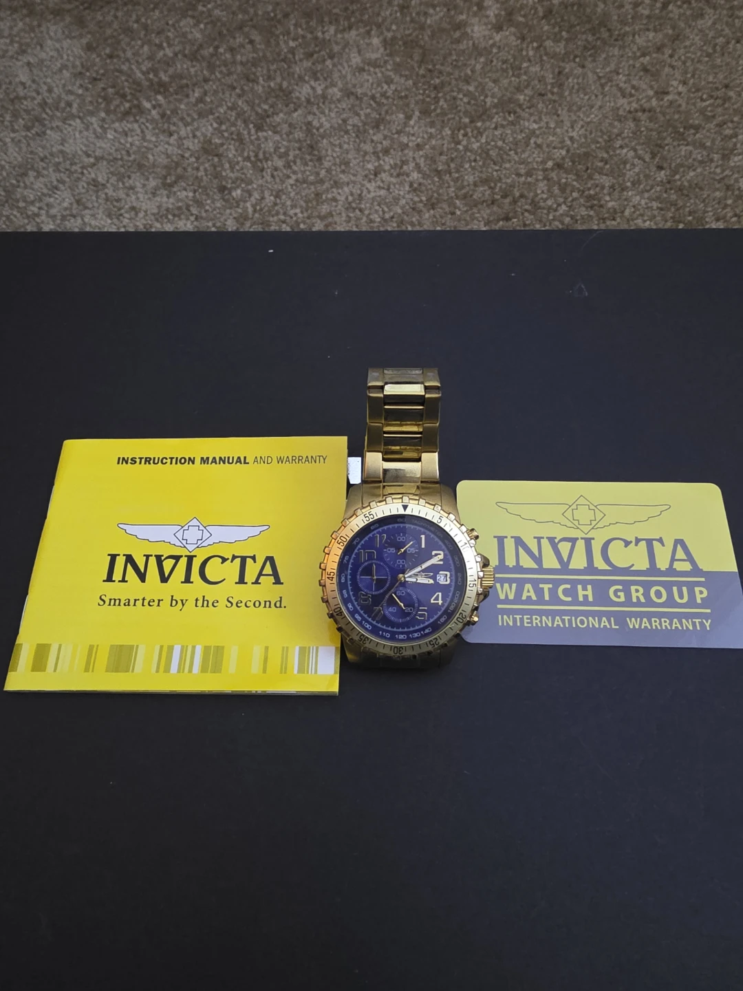 Invicta Pro Diver Gold Tone Chronograph Watch