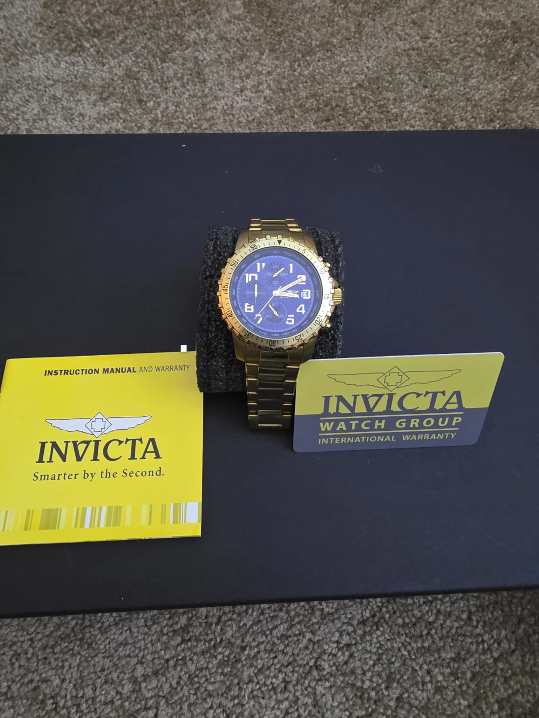 Invicta Pro Diver Gold Tone Chronograph Watch - photo 4