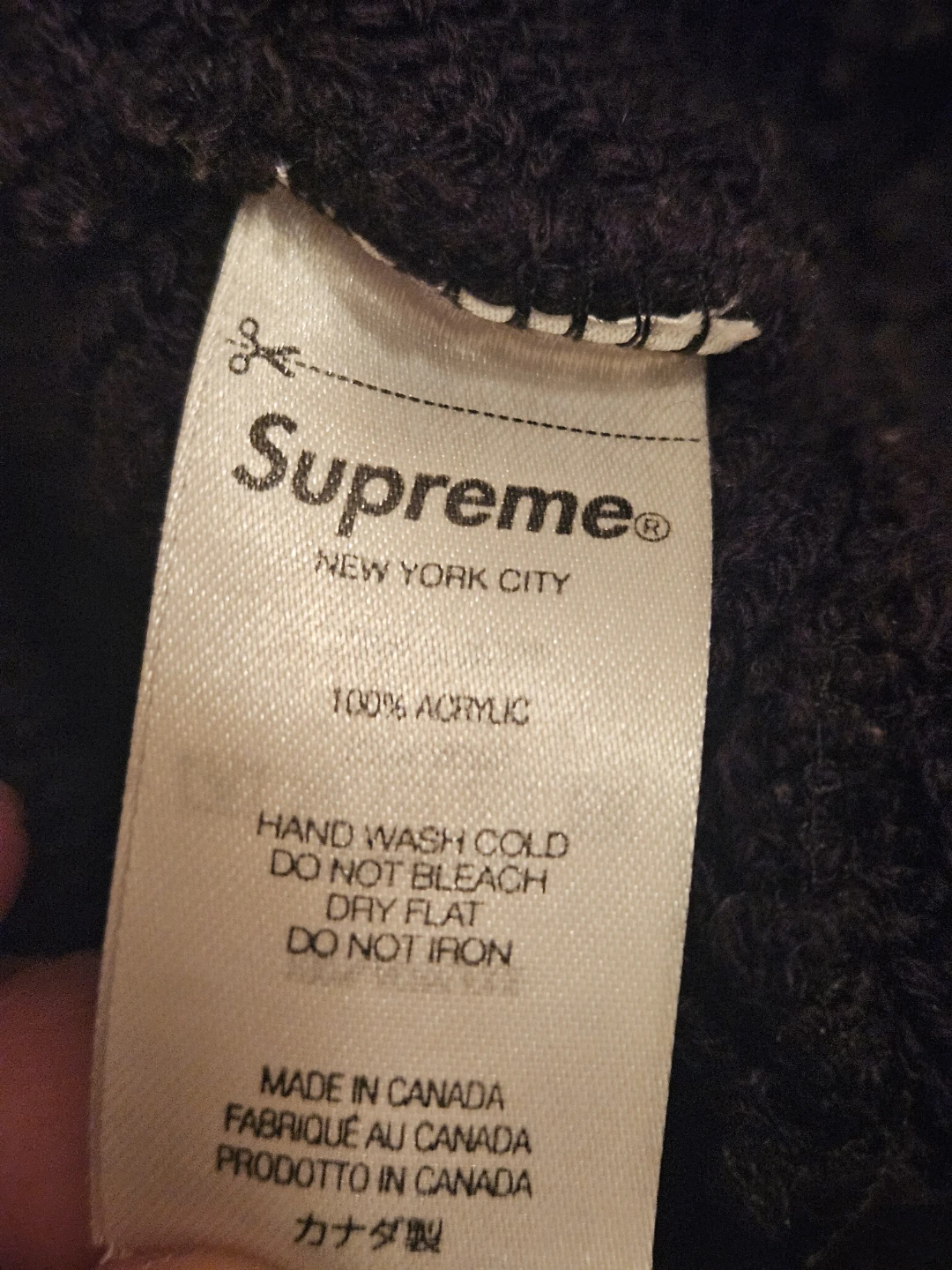 Supreme New York City Beanie Hat - photo 4