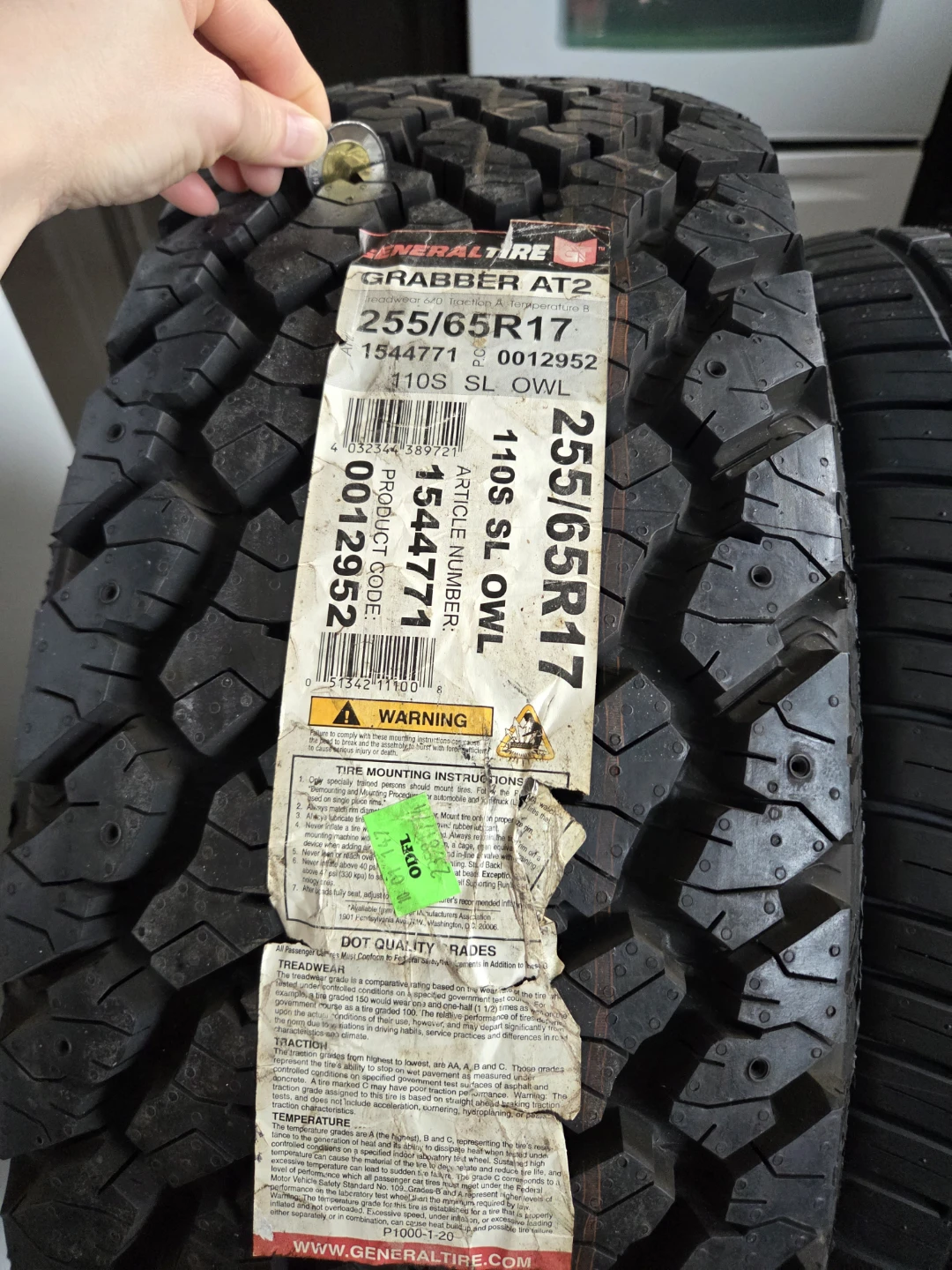 4 New Tires, THEY ARE 1 PAIR AND 2 SINGLE TIRES. Price $60+ - photo 2