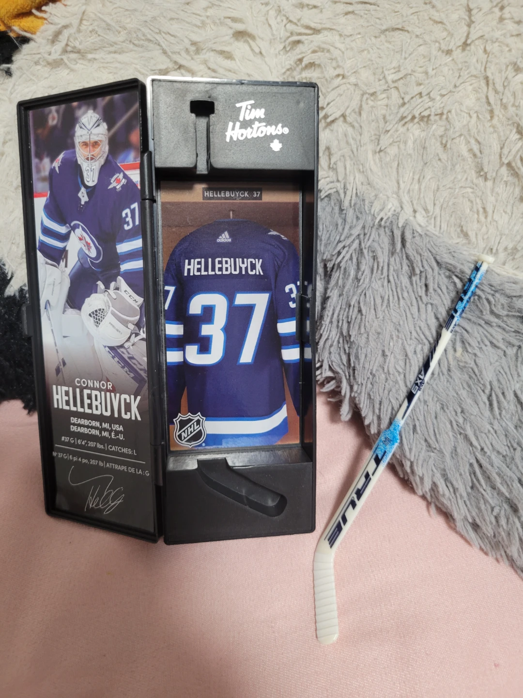 Tim Hortons Connor Hellebuyck Mini Hockey Stick - photo 2