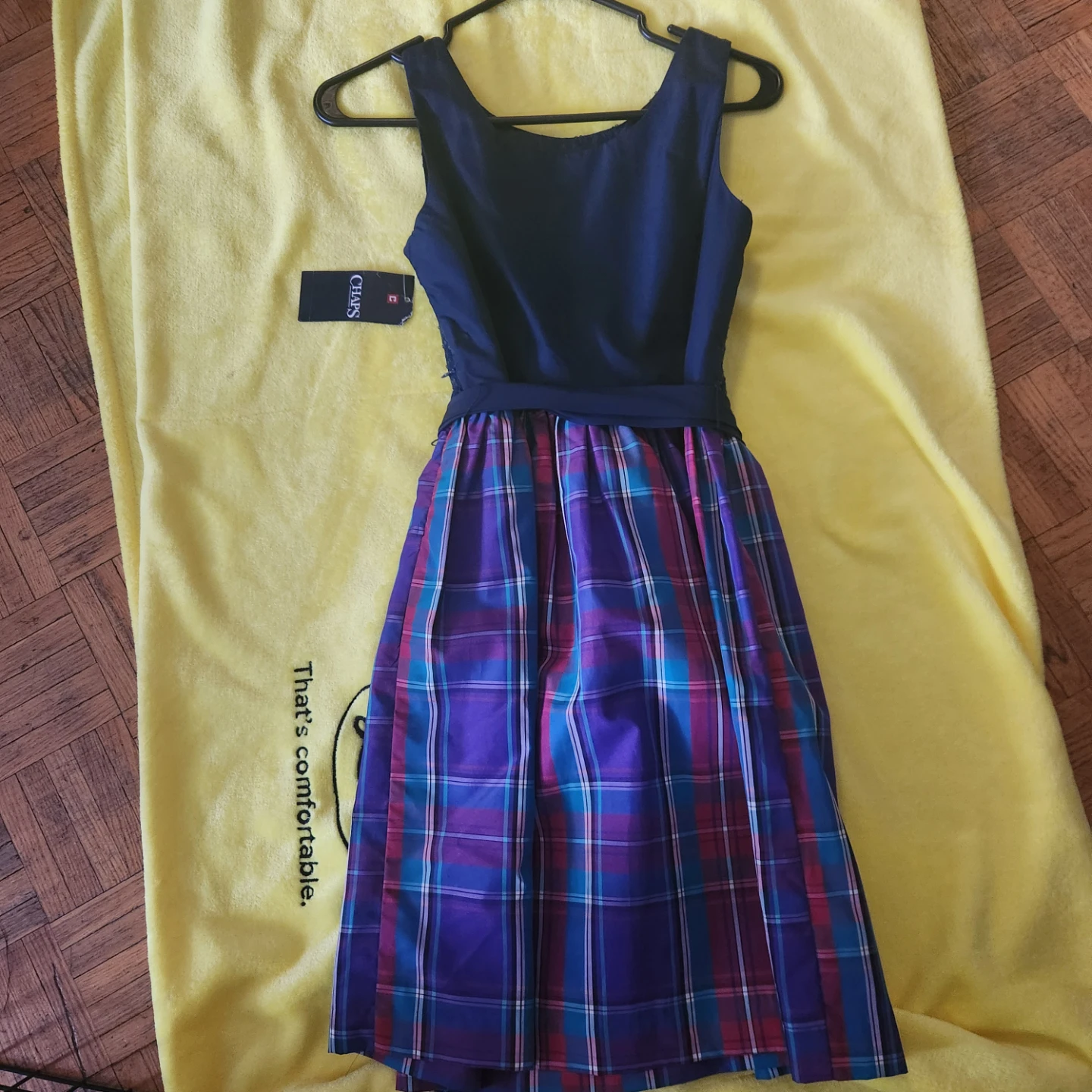 Chaps Girls Plaid Dress Size 14 - photo 2
