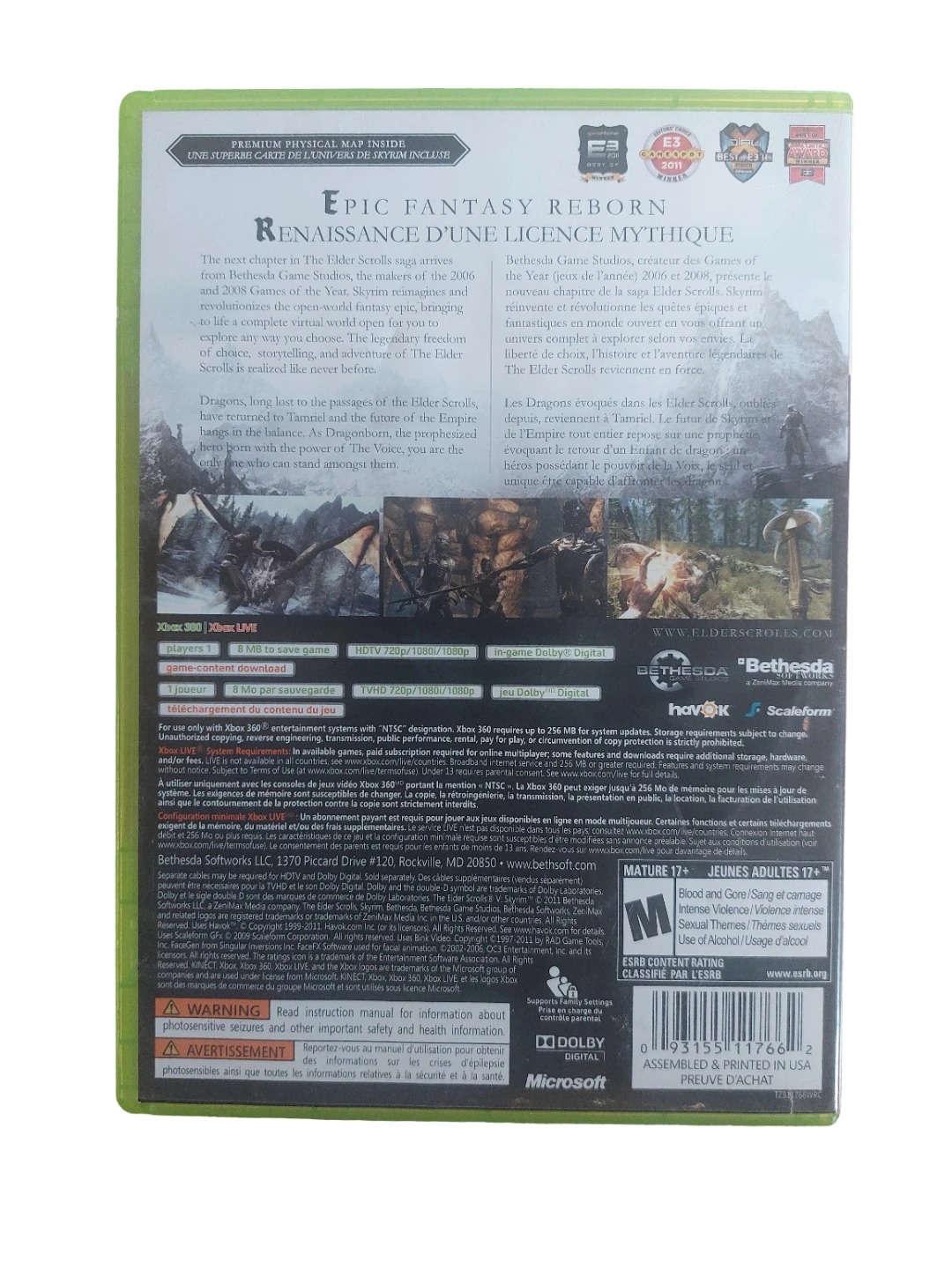 The Elder Scrolls V: Skyrim Xbox 360 Game - photo 2