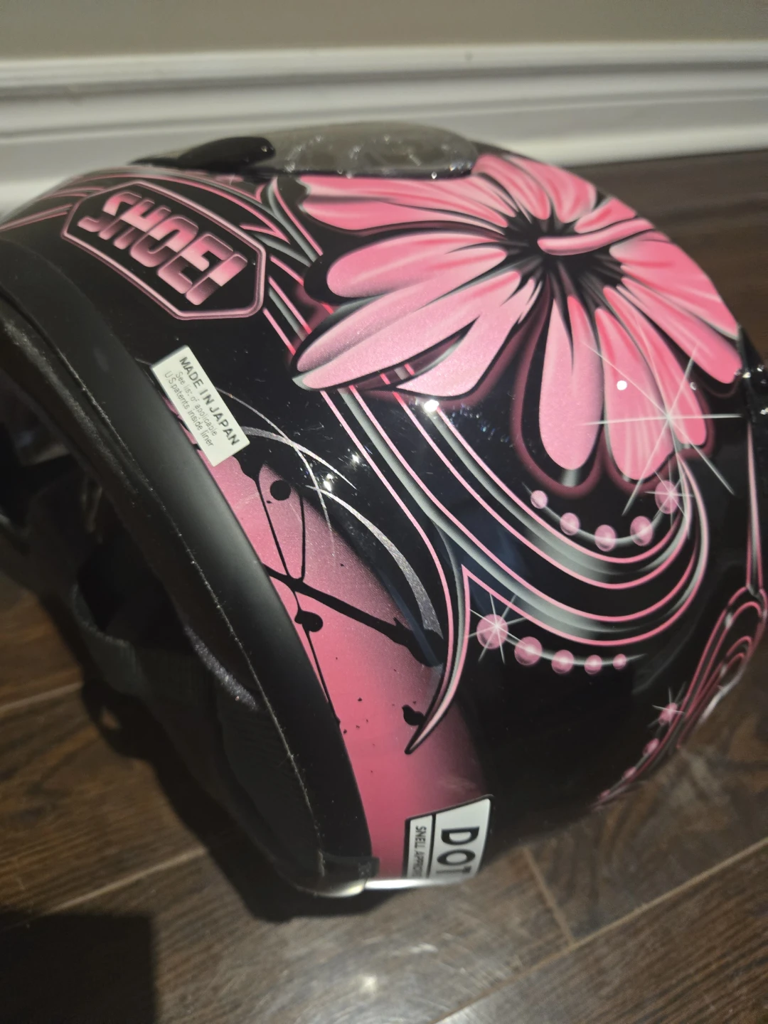 Shoei Qwest Goddess Motorcycle Helmet - Pink, Black, Size S - photo 2
