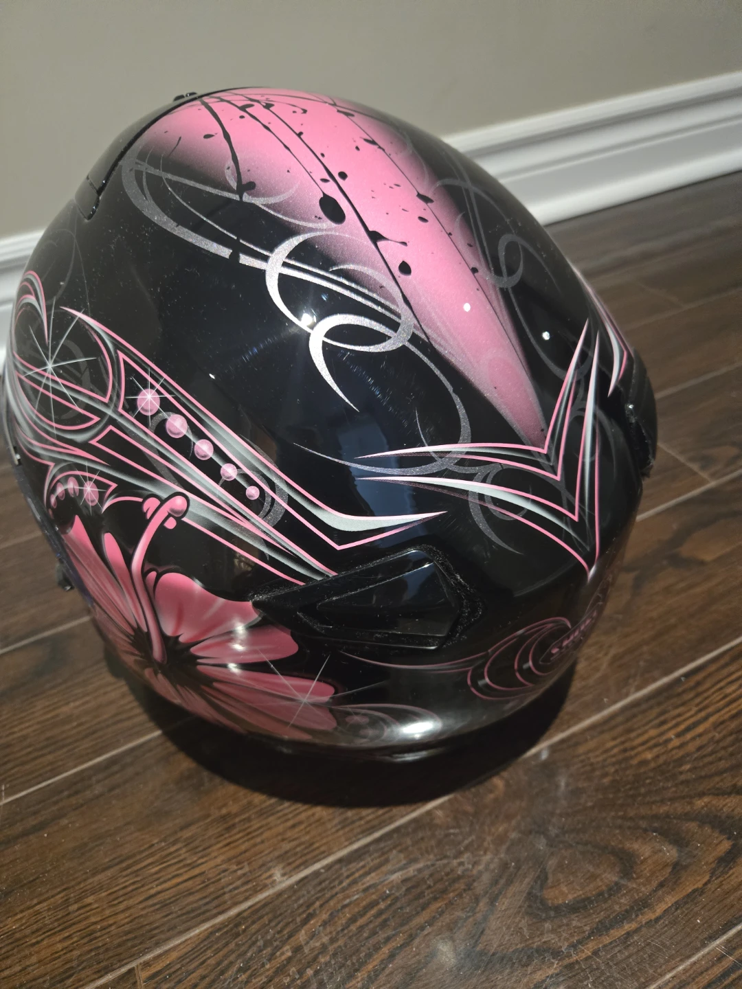 Shoei Qwest Goddess Motorcycle Helmet - Pink, Black, Size S - photo 3