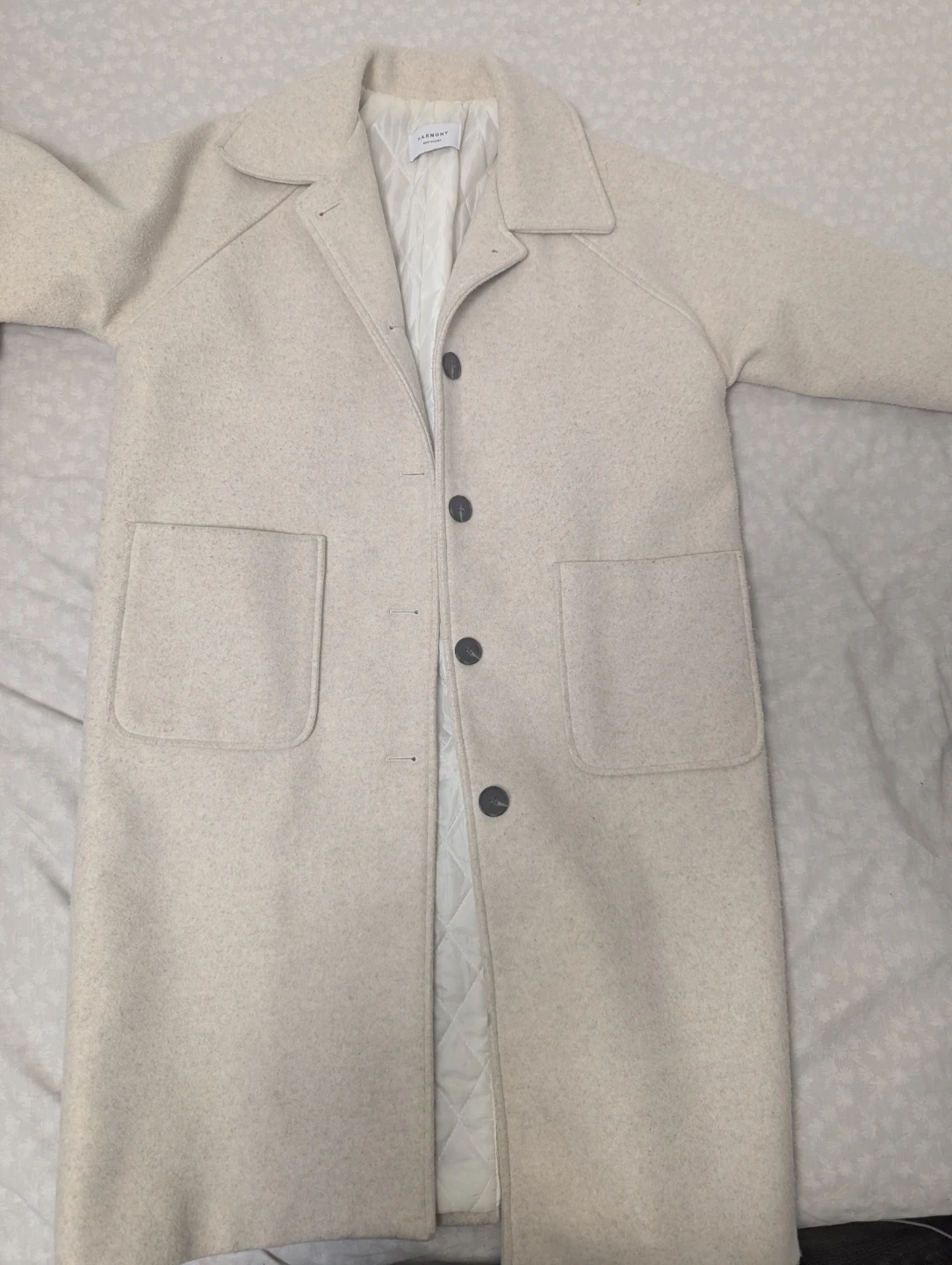 Cream Long Coat