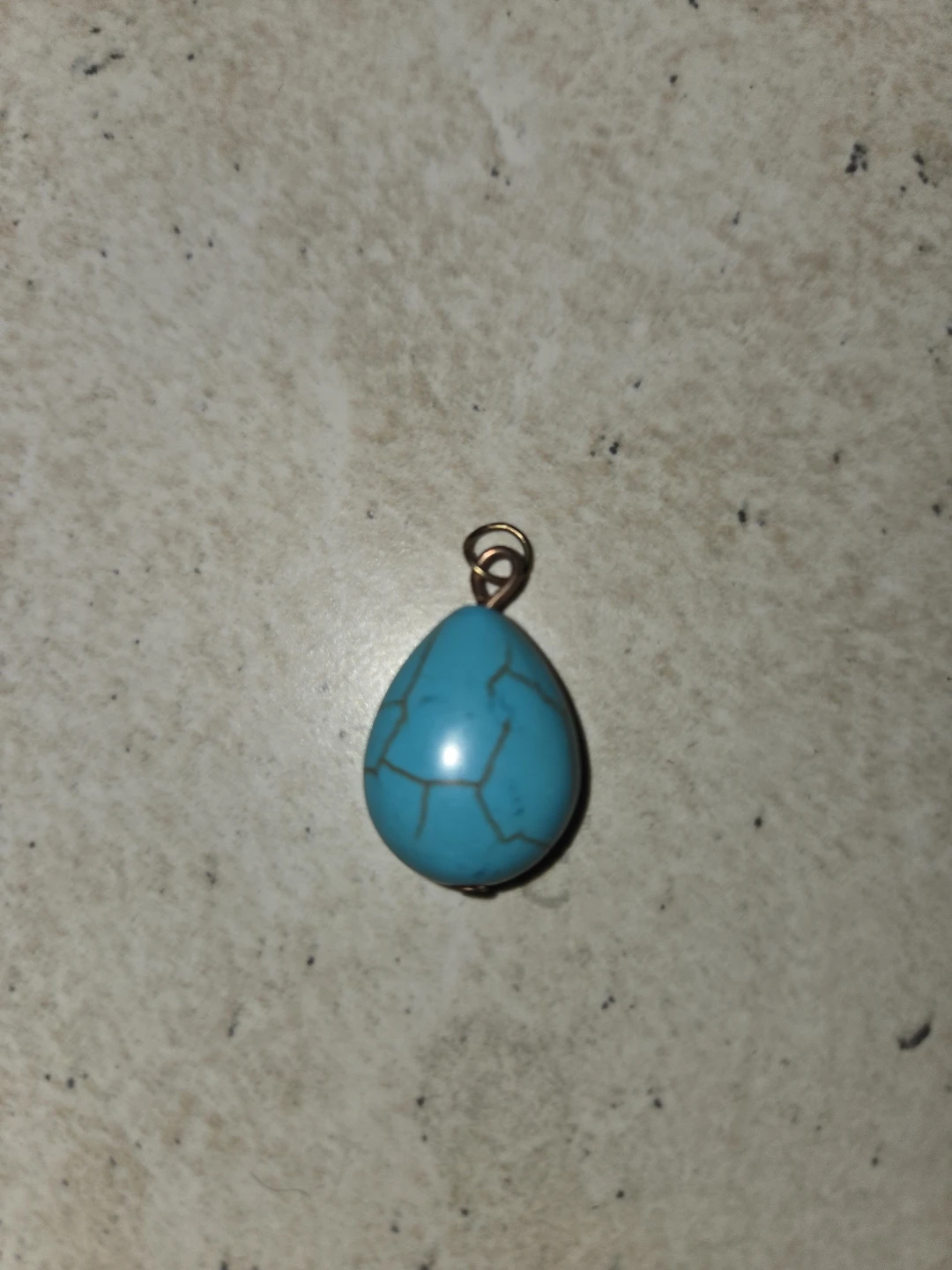 Teardrop Turquoise Pendant