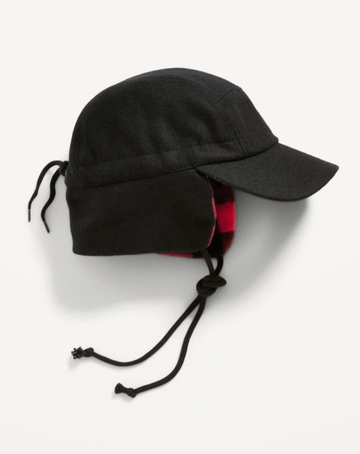 NWT Old Navy Men's Black Trapper Hat One Size