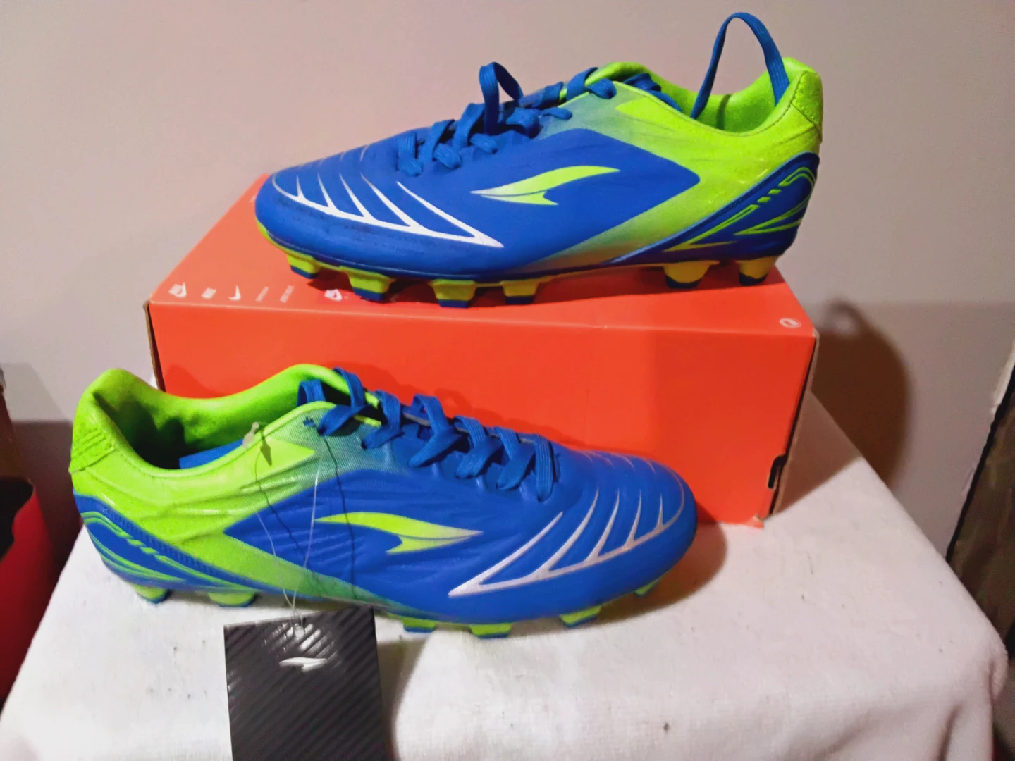 Puma Soccer Cleats (Blue/Green) - photo 2