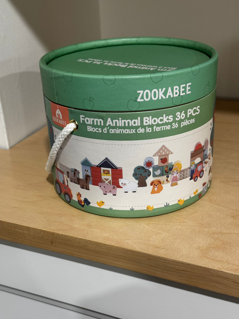 Zookabee Farm Animal Blocks - 36 Pieces