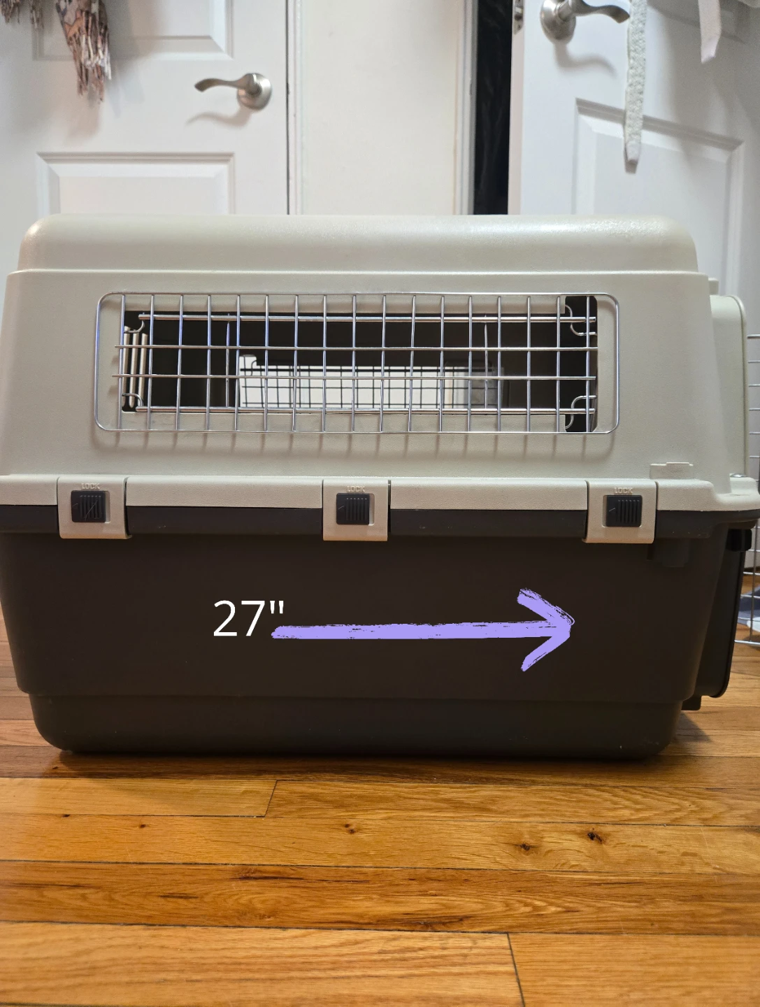 Pet Carrier - 27" L x 22" W x 19" H - photo 2