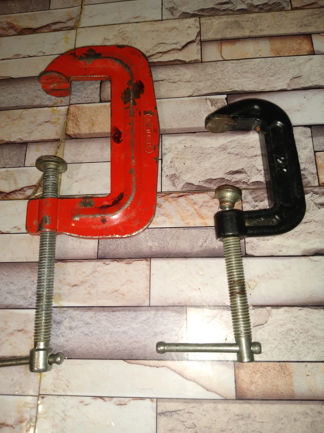 Pair of vintage clamps