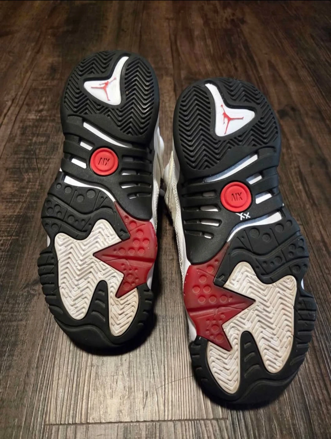 🥕Jordan Jumpman 6 Shoes - White/Red - Size 6Y - photo 4