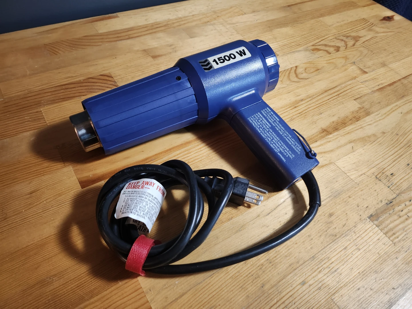 Heat Gun 1500W - Blue - photo 5